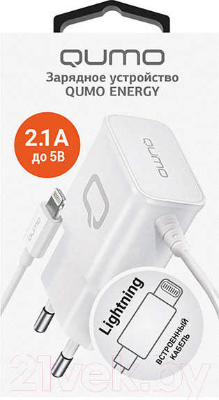 Изображение товара Зарядное устройство сетевое Qumo Energy Charger 0026 / Q30550