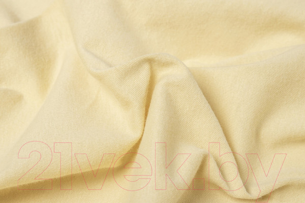 Изображение товара Простыня AlViTek Трикотажная на резинке 160x200 / ПТР-КРЕМ-160 (кремовый)