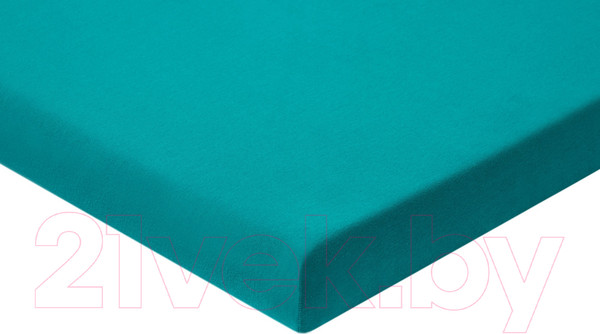 Изображение товара Простыня AlViTek Трикотажная на резинке 160x200 / ПТР-МВ-160 (морская волна)