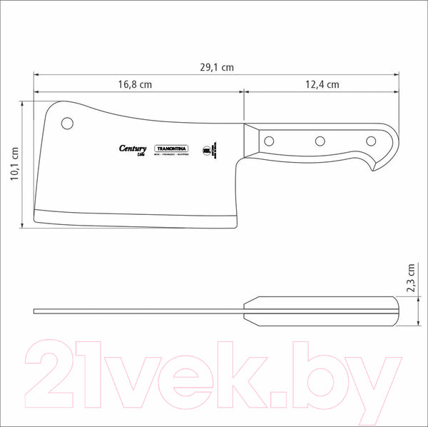 Изображение товара Топорик для мяса Tramontina Century / 24014/106