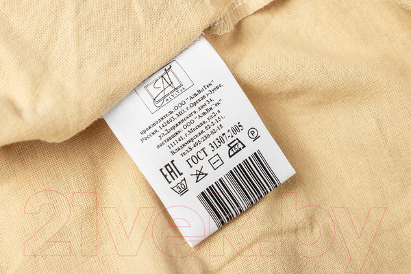 Изображение товара Простыня AlViTek Трикотажная на резинке 180x200 / ПТР-БЕЖ-180(180) (бежевый)