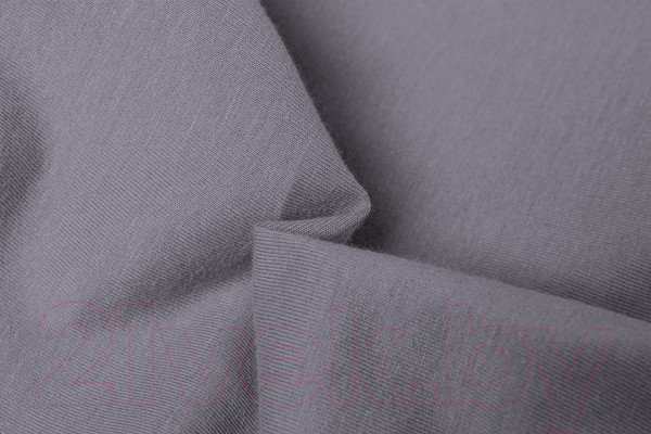 Изображение товара Простыня AlViTek Трикотажная на резинке 180x200 / ПТР-ГРА-180(180) (графит)