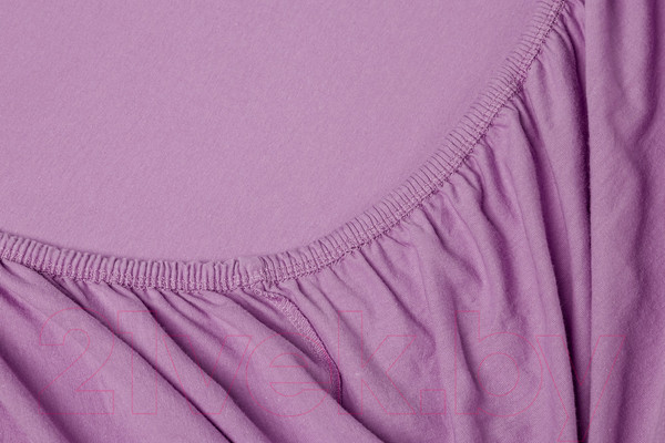 Изображение товара Простыня AlViTek Трикотажная на резинке 180x200 / ПТР-ЛА-180(180) (лавандовый)