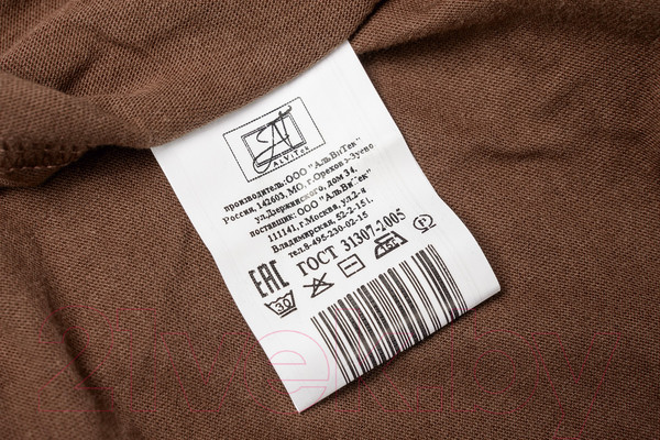 Изображение товара Простыня AlViTek Трикотажная на резинке 180x200 / ПТР-ШОК-180(180) (шоколад)