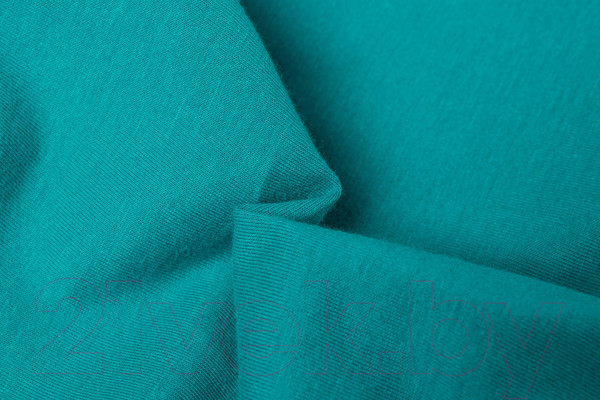 Изображение товара Простыня AlViTek Трикотажная на резинке 200x200 / ПТР-МВ-200 (морская волна)