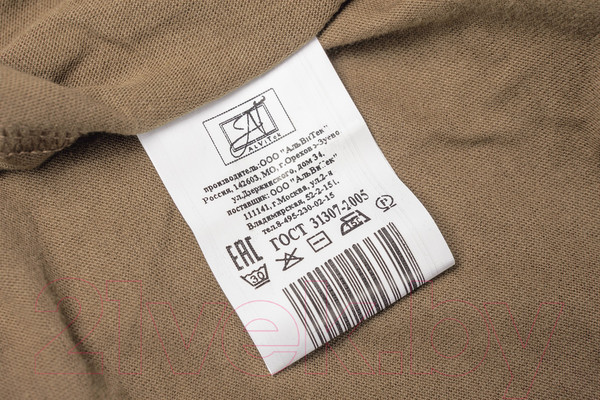 Изображение товара Простыня AlViTek Трикотажная на резинке 200x200 / ПТР-МОК-200 (мокко)