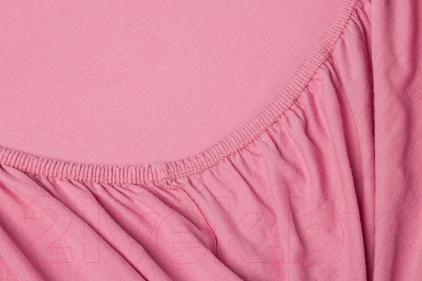 Изображение товара Простыня AlViTek Трикотажная на резинке 200x200 / ПТР-СР-200 (сухая роза)