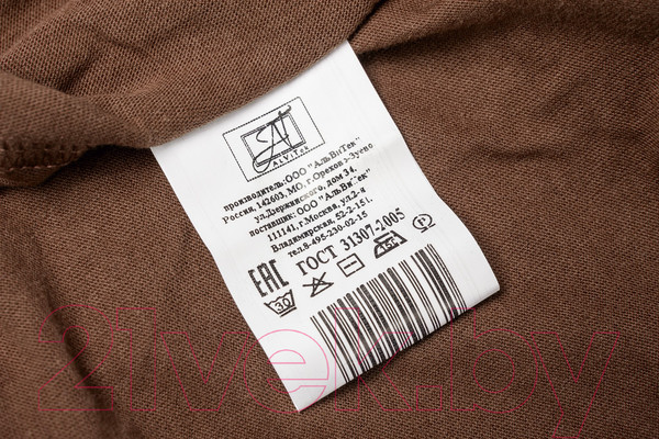 Изображение товара Простыня AlViTek Трикотажная на резинке 200x200 / ПТР-ШОК-200 (шоколад)