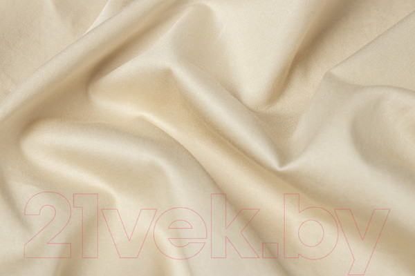 Изображение товара Простыня AlViTek Сатин однотонный на резинке 160x200x25 / ПР-СО-Р-160-БЕЖ (бежевый)