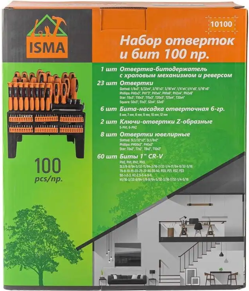 Изображение товара Набор отверток ISMA 10100 (51781)
