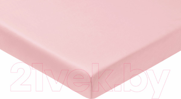 Изображение товара Простыня AlViTek Сатин однотонный на резинке 160x200x25 / ПР-СО-Р-160-РОЗ (розовый)