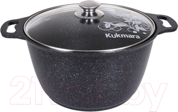 Изображение товара Кастрюля Kukmara кмт82-1а (темный мрамор)