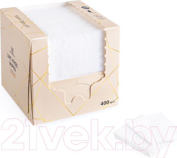 Изображение товара Салфетки безворсовые для ногтей TNL 368549 (400шт)