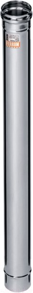 Изображение товара Труба дымохода Ferrum 1.0м 430/1.0мм f115 / f1027