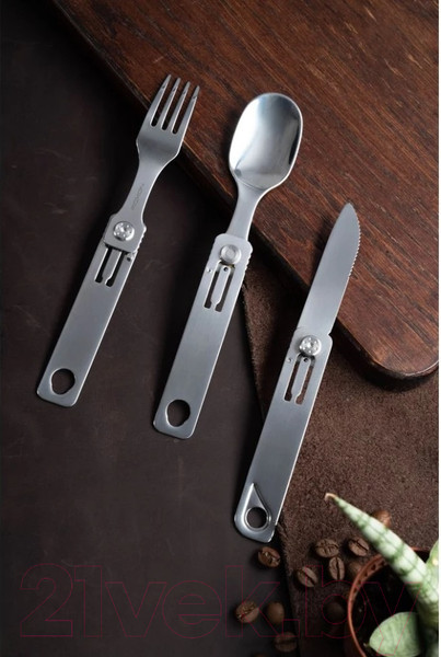 Изображение товара Набор столовых приборов походных Roxon C1