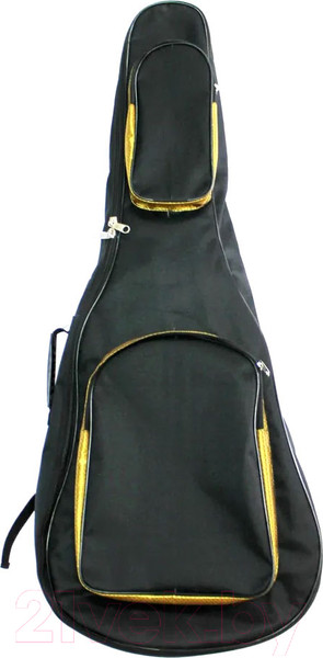 Изображение товара Чехол для гитары Mezzo MZ-ChGC-3b/g (черный/золото)