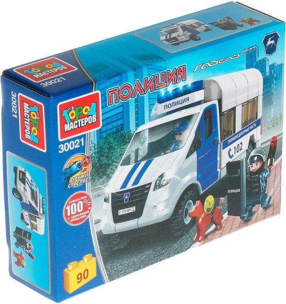 Изображение товара Конструктор Город мастеров Полицейская операция / 30021-KK (90эл)