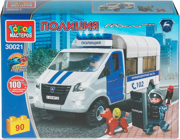 Изображение товара Конструктор Город мастеров Полицейская операция / 30021-KK (90эл)