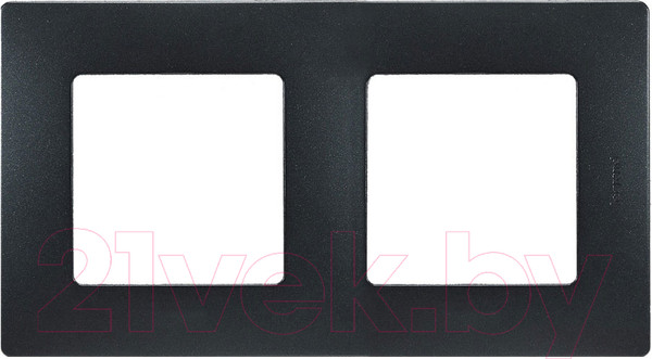 Изображение товара Рамка для выключателей и розеток Legrand Etika 672582 (антрацит)