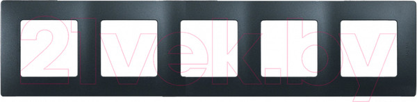 Изображение товара Рамка для выключателей и розеток Legrand Etika 672585 (антрацит)