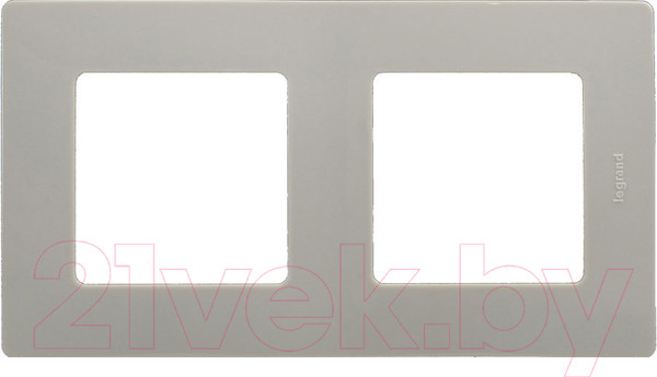 Изображение товара Рамка для выключателей и розеток Legrand Etika 672522 (светлая галька)