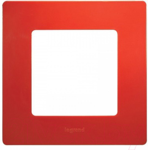 Изображение товара Рамка для выключателей и розеток Legrand Etika 672531 (красный)