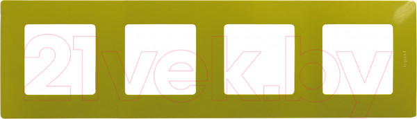 Изображение товара Рамка для выключателей и розеток Legrand Etika 672544 (зеленый папоротник)