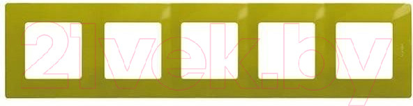 Изображение товара Рамка для выключателей и розеток Legrand Etika 672545 (зеленый папоротник)