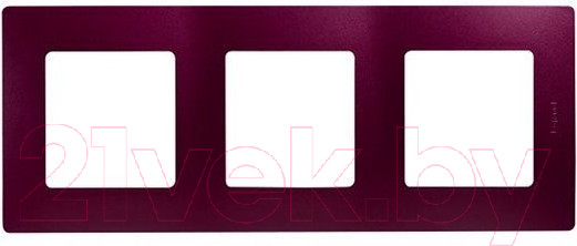 Изображение товара Рамка для выключателей и розеток Legrand Etika 672563 (сливовый)