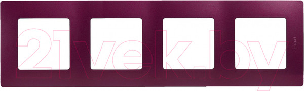 Изображение товара Рамка для выключателей и розеток Legrand Etika 672564 (сливовый)