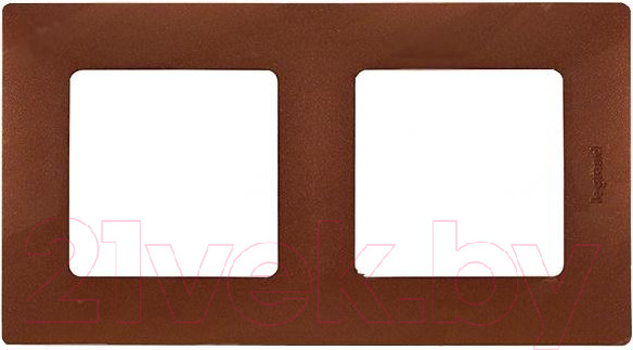 Изображение товара Рамка для выключателей и розеток Legrand Etika 672572 (какао)