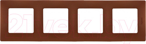 Изображение товара Рамка для выключателей и розеток Legrand Etika 672574 (какао)