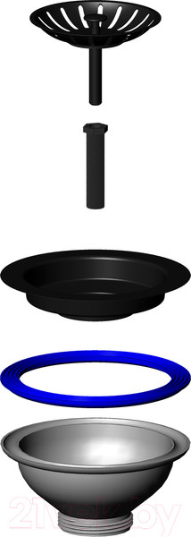 Изображение товара Выпуск сифона Unicorn 3 1/2" E150