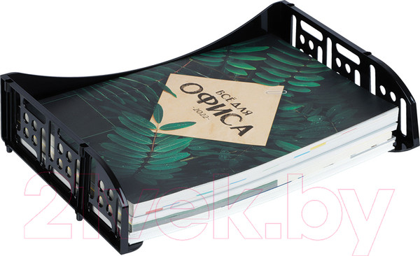 Изображение товара Лоток для бумаг Стамм Field / ЛТ801 (черный)