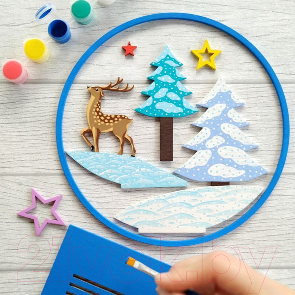 Изображение товара Набор для творчества Magic Moments Зимний лес / cl-11