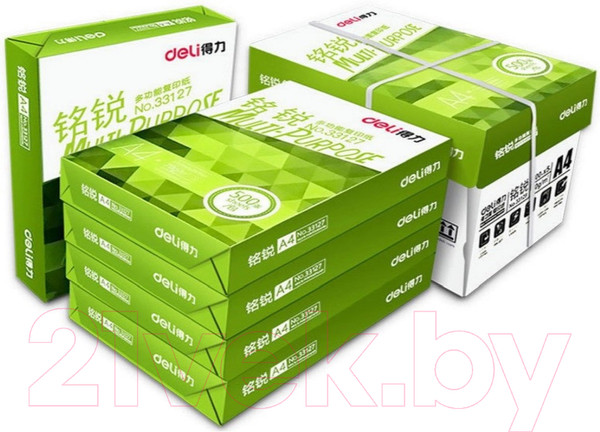 Изображение товара Бумага Deli А4 80г/м2 / 33130 (500л)
