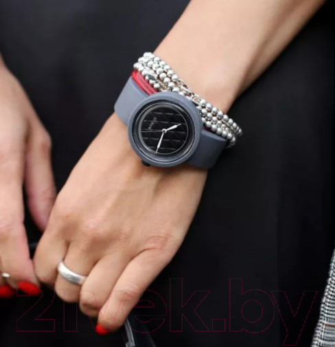 Изображение товара Ремешок для часов O bag O clock OCLKS007SIS01041M (темно-серый)