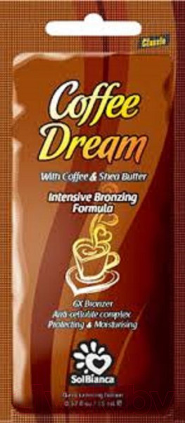 Изображение товара Крем для загара SolBianca Coffee Dream С маслом кофе маслом ши и бронзаторами (15мл)