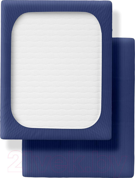 Изображение товара Простыня Verossa Verossa Stripe 240/260 01 70004 (Indigo)