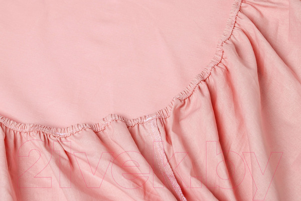 Изображение товара Простыня AlViTek Поплин однотонный на резинке 90x200x25 / ПР-ПО-Р-090-РОЗ (розовый)