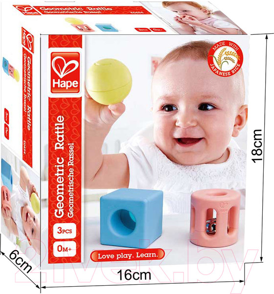 Изображение товара Набор погремушек Hape Улыбка / E0454_HP