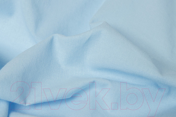 Изображение товара Простыня AlViTek Поплин однотонный на резинке 140x200x25 / ПР-ПО-Р-140-ГОЛ (голубой)