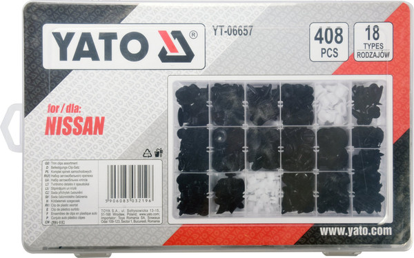 Изображение товара Набор клипс Yato YT-06657
