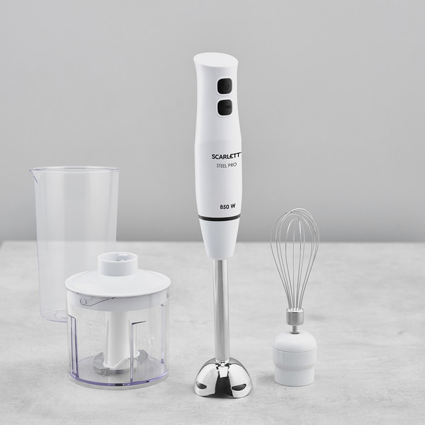 Изображение товара Блендер погружной Scarlett SC-HB42F06 (белый)
