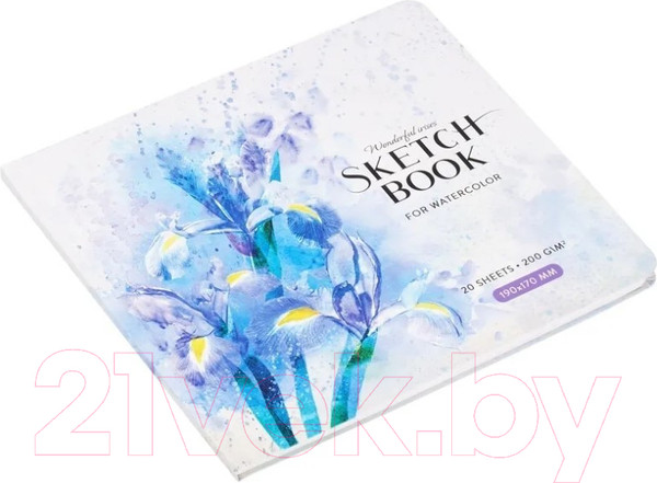 Изображение товара Скетчбук Greenwich Line Irises / SkBWg_37698 (20л)