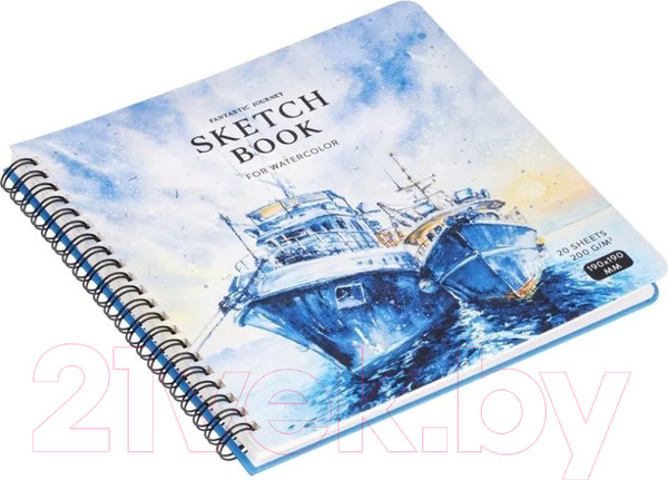 Изображение товара Скетчбук Greenwich Line Navy Ships / SkBWw_37688 (20л)