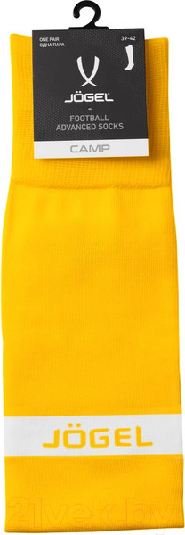 Изображение товара Гетры футбольные Jogel Camp Advanced Socks / JC1GA0328.61 (р-р 28-31, желтый/белый)