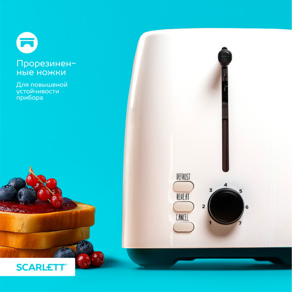 Изображение товара Тостер Scarlett SC-TM11032 (белый)