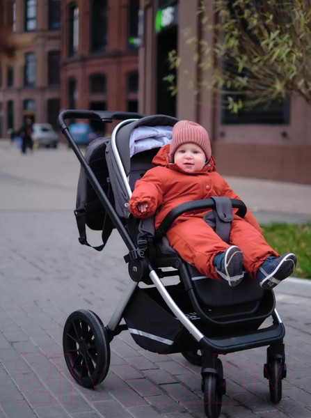 Изображение товара Детская универсальная коляска MOWbaby Tilda 2 в 1 / MB064 (графит)