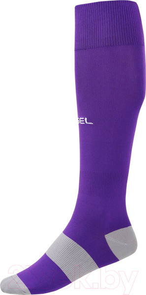 Изображение товара Гетры футбольные Jogel Camp Basic Socks / JC1GA0127.P3 (р-р 28-31, фиолетовый/серый/белый)